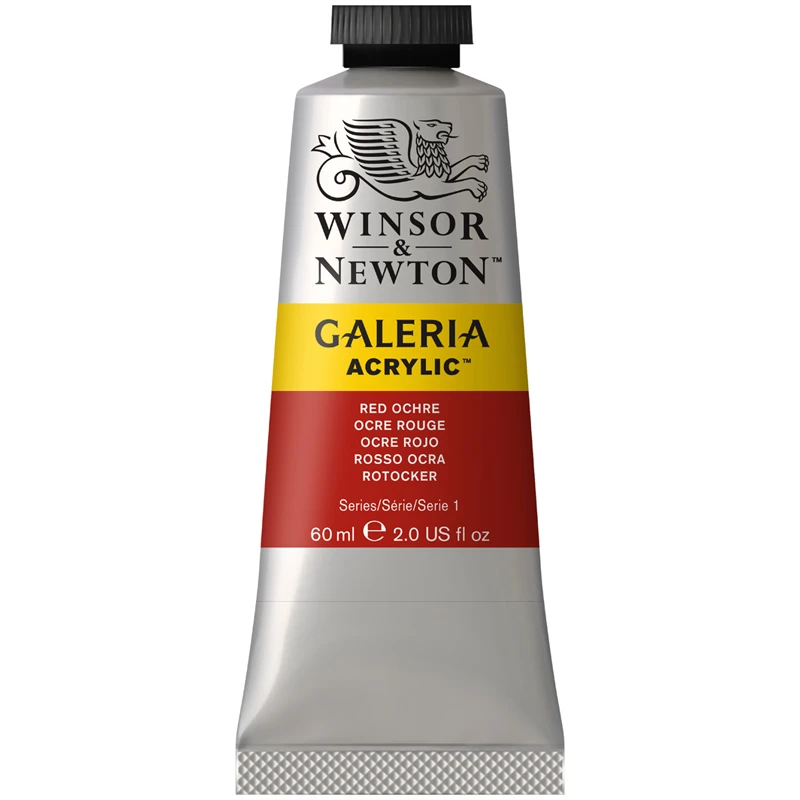 Краски акриловые Winsor&Newton "Galeria", 60 мл, туба, красная Краски акриловые Winsor&Newton "Galeria", 60 мл, туба, красная