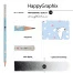 КАРАНДАШ ЧЕРНОГРАФИТОВЫЙ "HappyGraphix" БЕЛЬКИ НВ