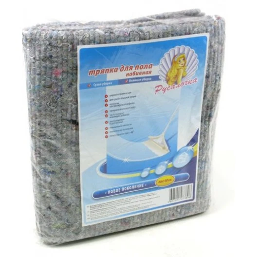 Тряпка для пола РУСАЛОЧКА 60*80см хлопок