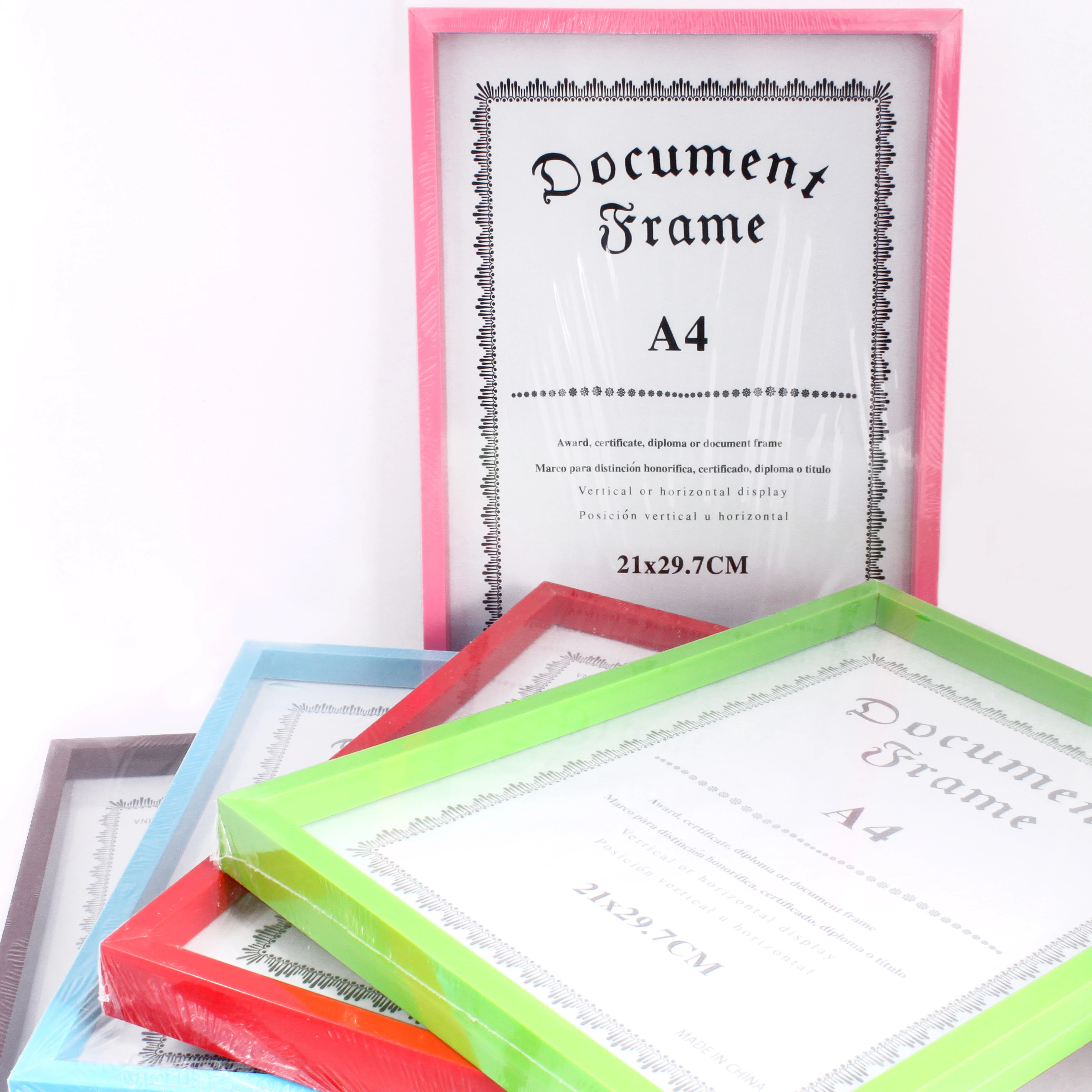 Фоторамка 21*30см пластиковая "Darvish" ассорти