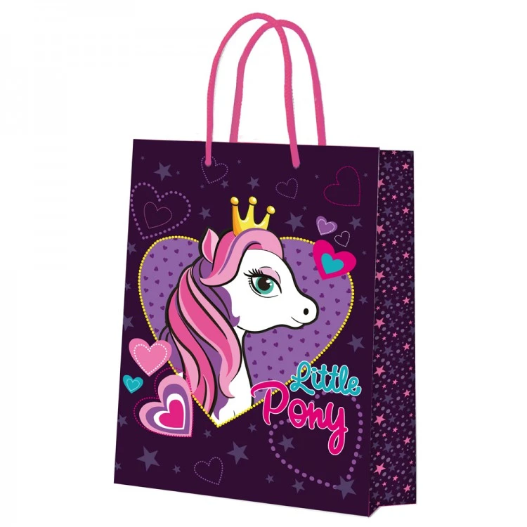 Пакет подарочный Пони, 250*350*100 мм.
