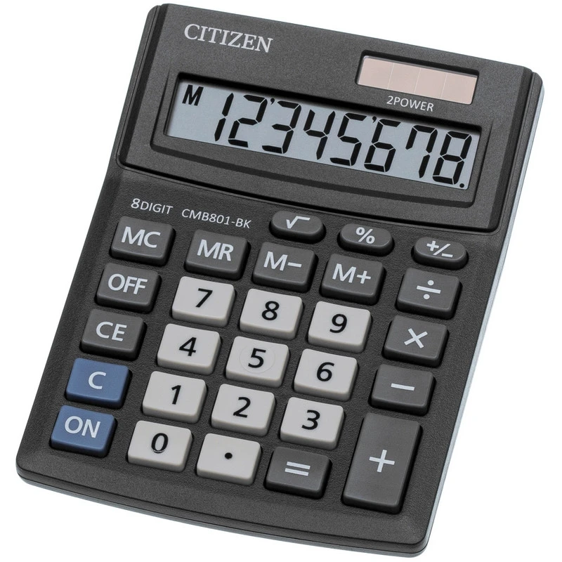 Калькулятор настольный CITIZEN Correct настольн.SD-208, 8 разр, черн. штр. Калькулятор настольный CITIZEN Correct настольн.SD-208, 8 разр, черн. штр.
