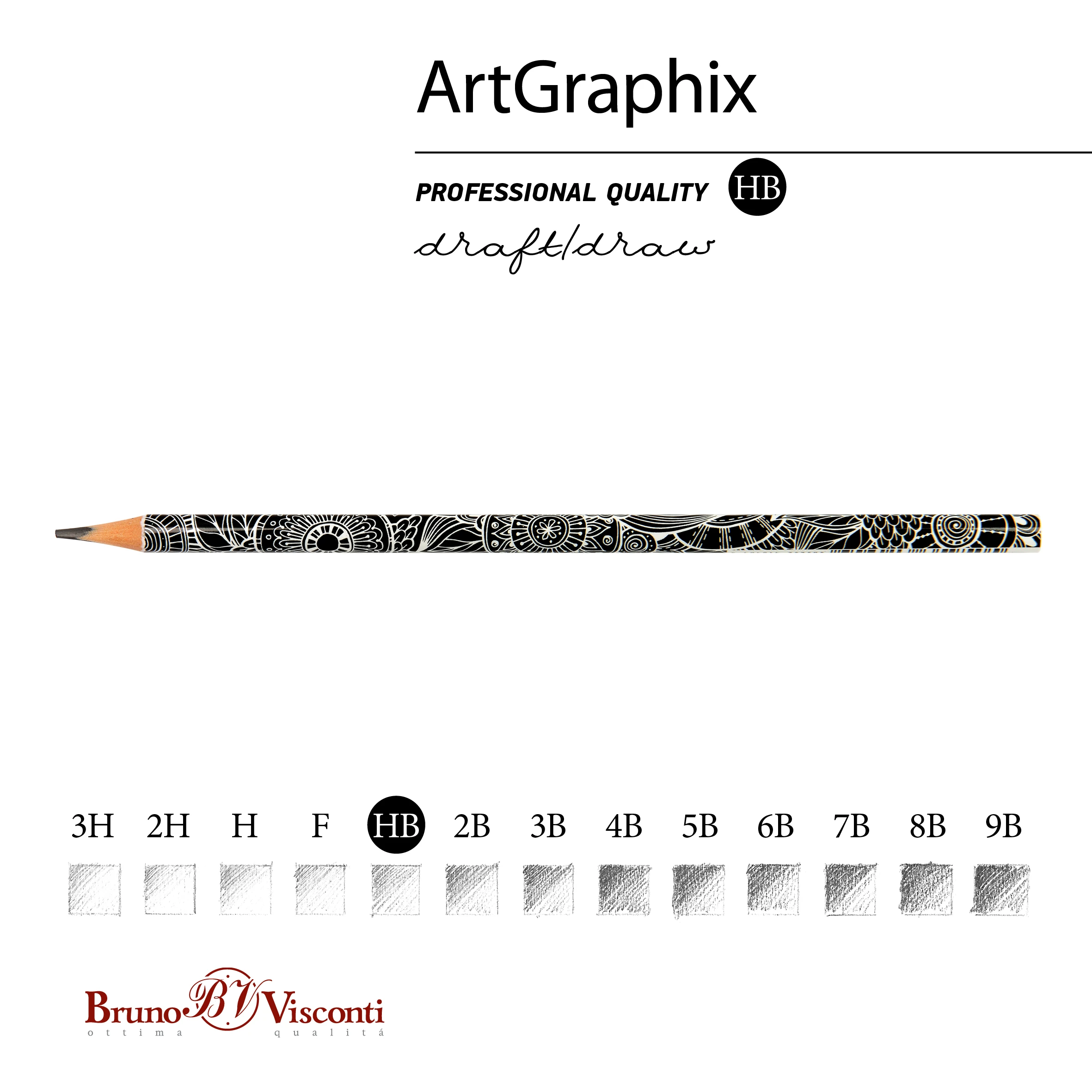 КАРАНДАШ ЧЕРНОГРАФИТОВЫЙ "ArtGraphix. Тату" НВ (пластиковый корпус) КАРАНДАШ ЧЕРНОГРАФИТОВЫЙ "ArtGraphix. Тату" НВ (пластиковый корпус)