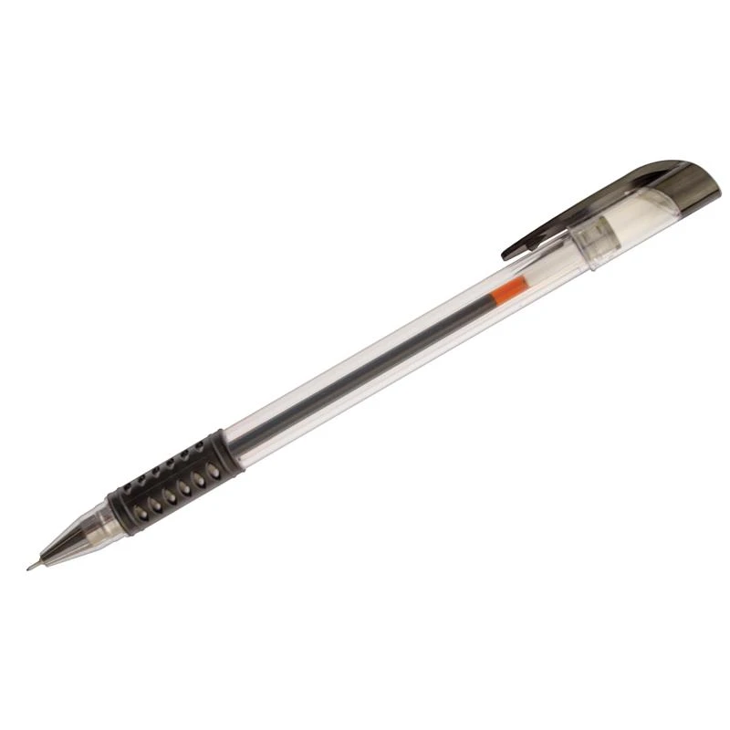 Ручка гелевая "OfficeSpace" черная, 0,5мм, грип: GP905BK_6597 штр.: 