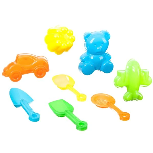 Набор для песка:4 совка и 4 формочки, PАС 28x21,5x7 см, арт.847.