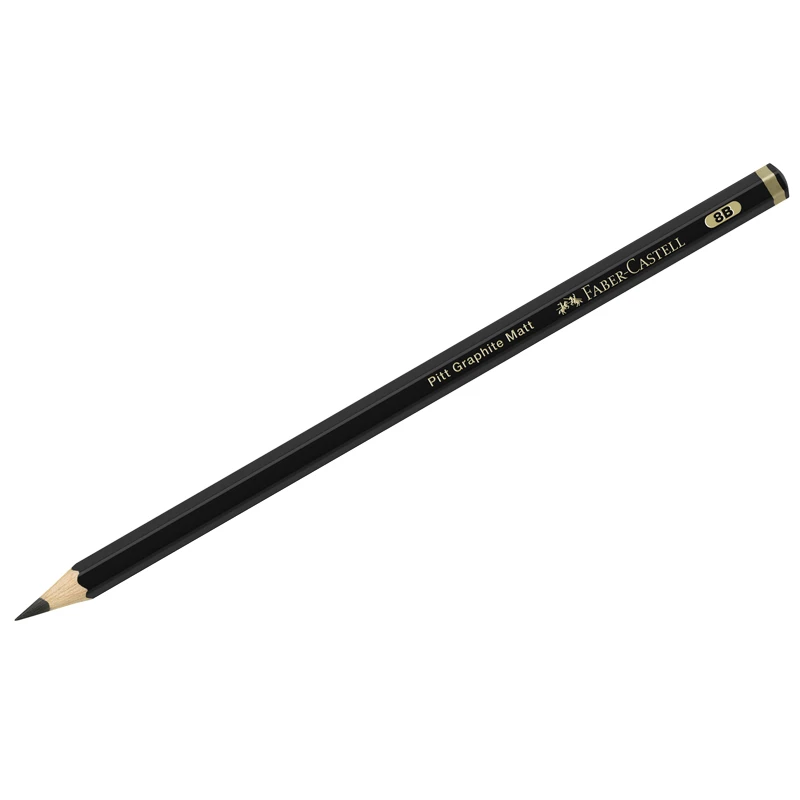 Карандаш чернографитный, матовый Faber-Castell "Pitt Graphite Matt" Карандаш чернографитный, матовый Faber-Castell "Pitt Graphite Matt"