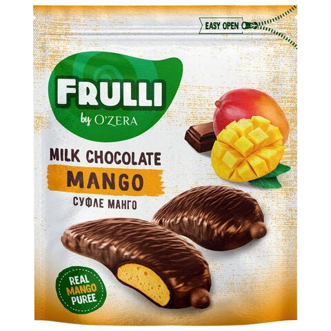 Конфеты шоколадные O'ZERA "Frulli" с суфле манго, 125 г, пакет, КРН217 Конфеты шоколадные O'ZERA "Frulli" с суфле манго, 125 г, пакет, КРН217