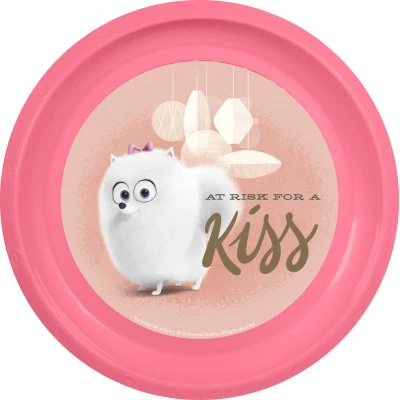 Тарелка пластиковая. Тайная жизнь домашних животных для девочек