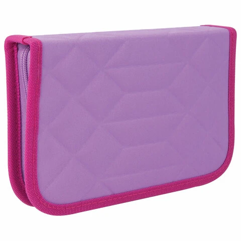 Пенал TIGER FAMILY 1 отделение, 2 откидные планки, ткань, "Rainbow