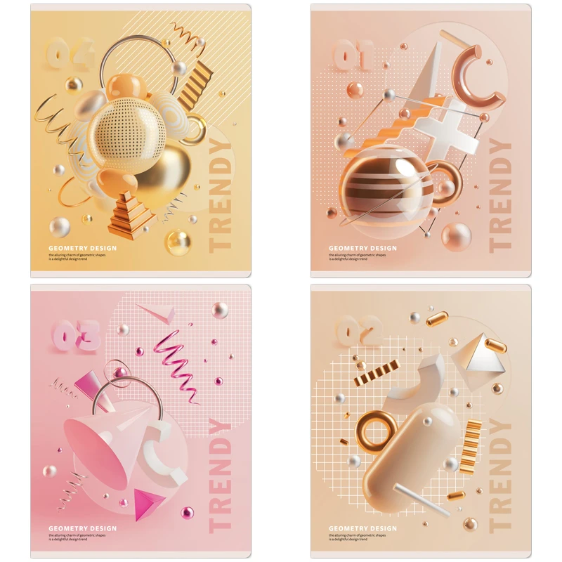 Тетрадь 48л., А5, клетка ArtSpace "Стиль. Trendy", эконом Тетрадь 48л., А5, клетка ArtSpace "Стиль. Trendy", эконом