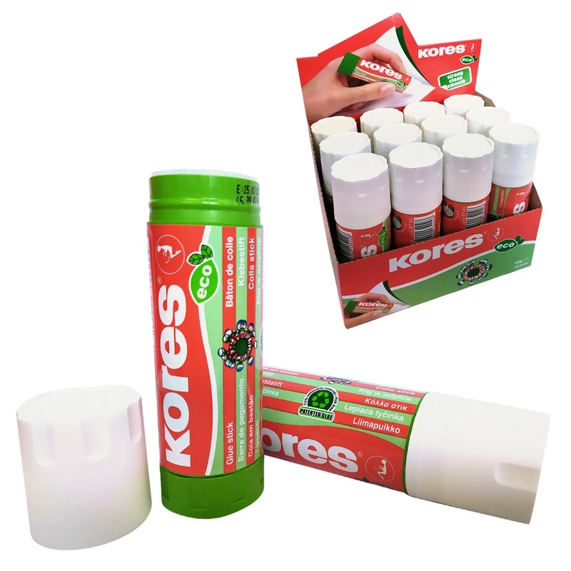 Клей-карандаш 40г. KORES Glue-eco Клей-карандаш 40г. KORES Glue-eco