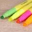 Текстовыделитель сухой с флуоресцентным твердым грифелем цвет ассорти