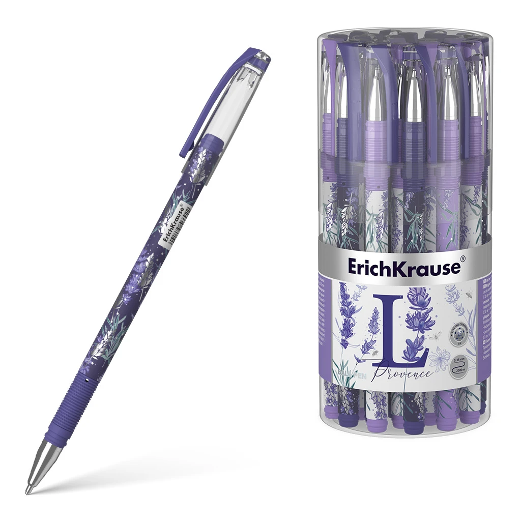 Ручка шариковая Erich Krause® Lavender Stick, цвет чернил синий Ручка шариковая Erich Krause® Lavender Stick, цвет чернил синий