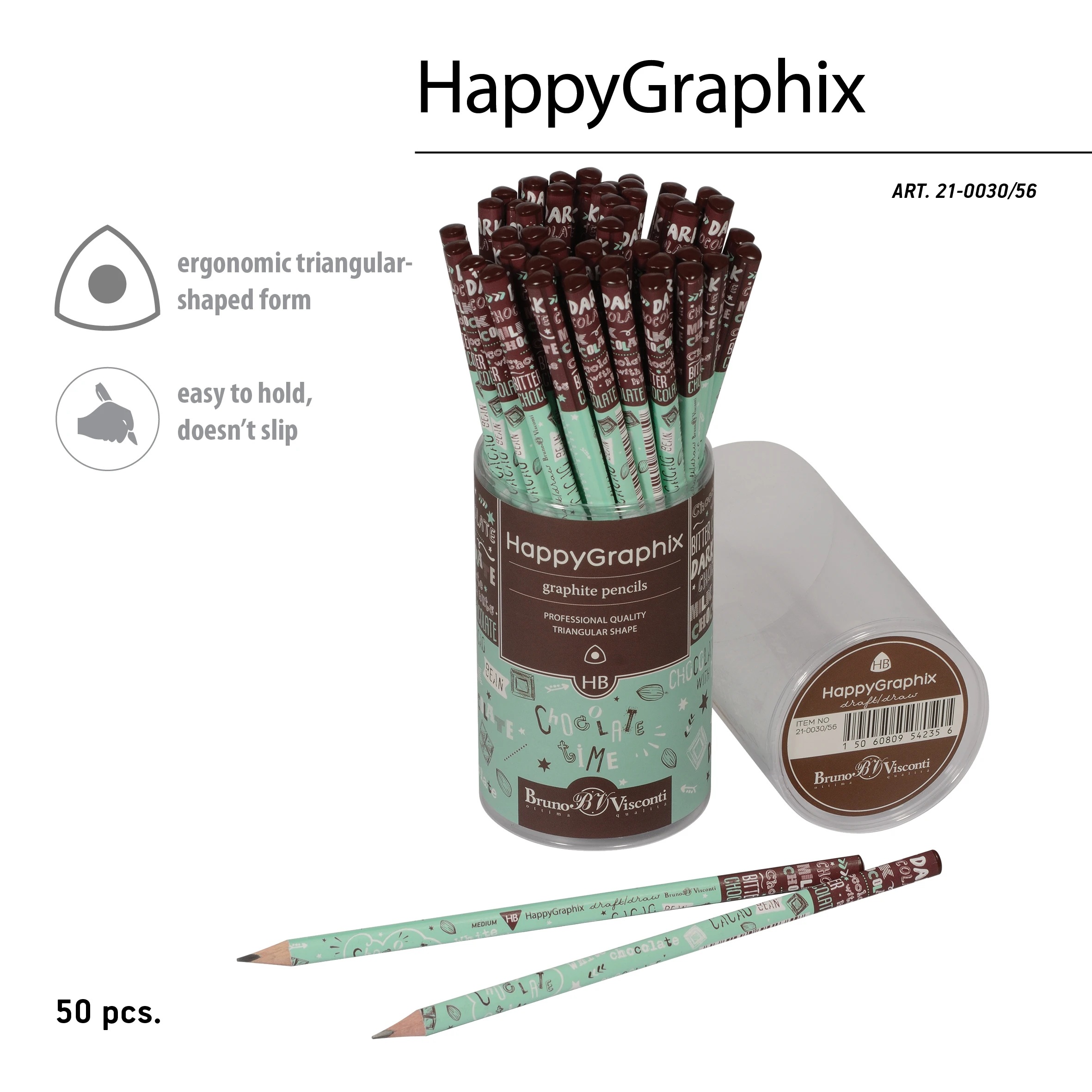 КАРАНДАШ ЧЕРНОГРАФИТОВЫЙ "HappyGraphix. Кофемания.Мятный капучино" НВ КАРАНДАШ ЧЕРНОГРАФИТОВЫЙ "HappyGraphix. Кофемания.Мятный капучино" НВ