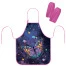 Фартук с нарукавниками ЮНЛАНДИЯ, 45х54 см, "Colorful butterfly",