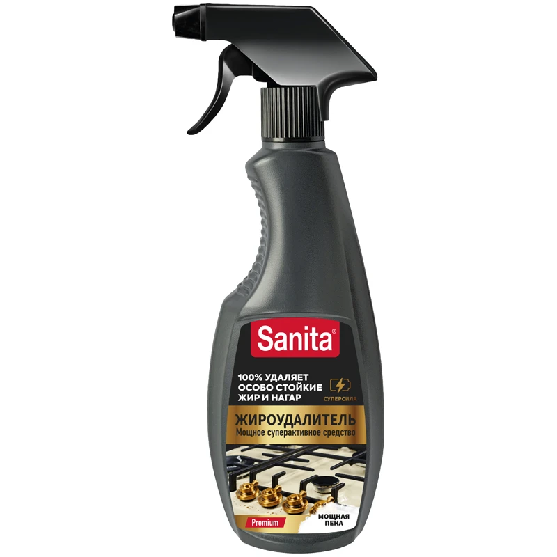 Средство чистящее мгновенного действия Sanita "Жироудалитель Gold", Средство чистящее мгновенного действия Sanita "Жироудалитель Gold",