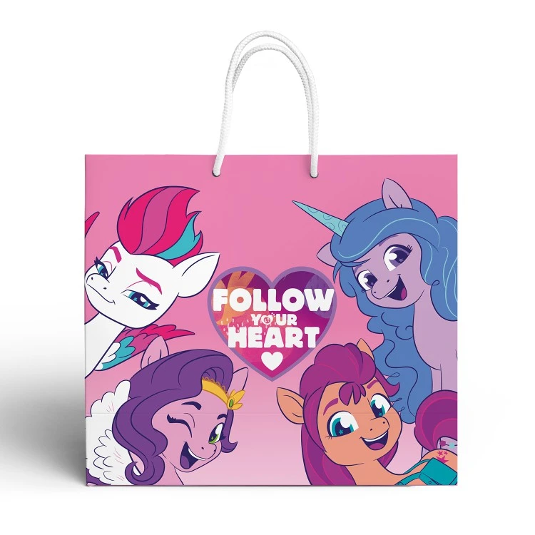 My Little Pony. Пакет подарочный большой - 7 (Follow your heart) 400*300*140 мм My Little Pony. Пакет подарочный большой - 7 (Follow your heart) 400*300*140 мм