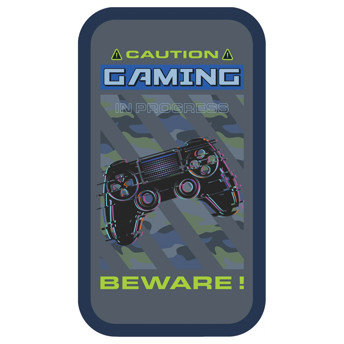 Пенал 2 отделения, 190*105 ArtSpace "Beware", ламинированный картон