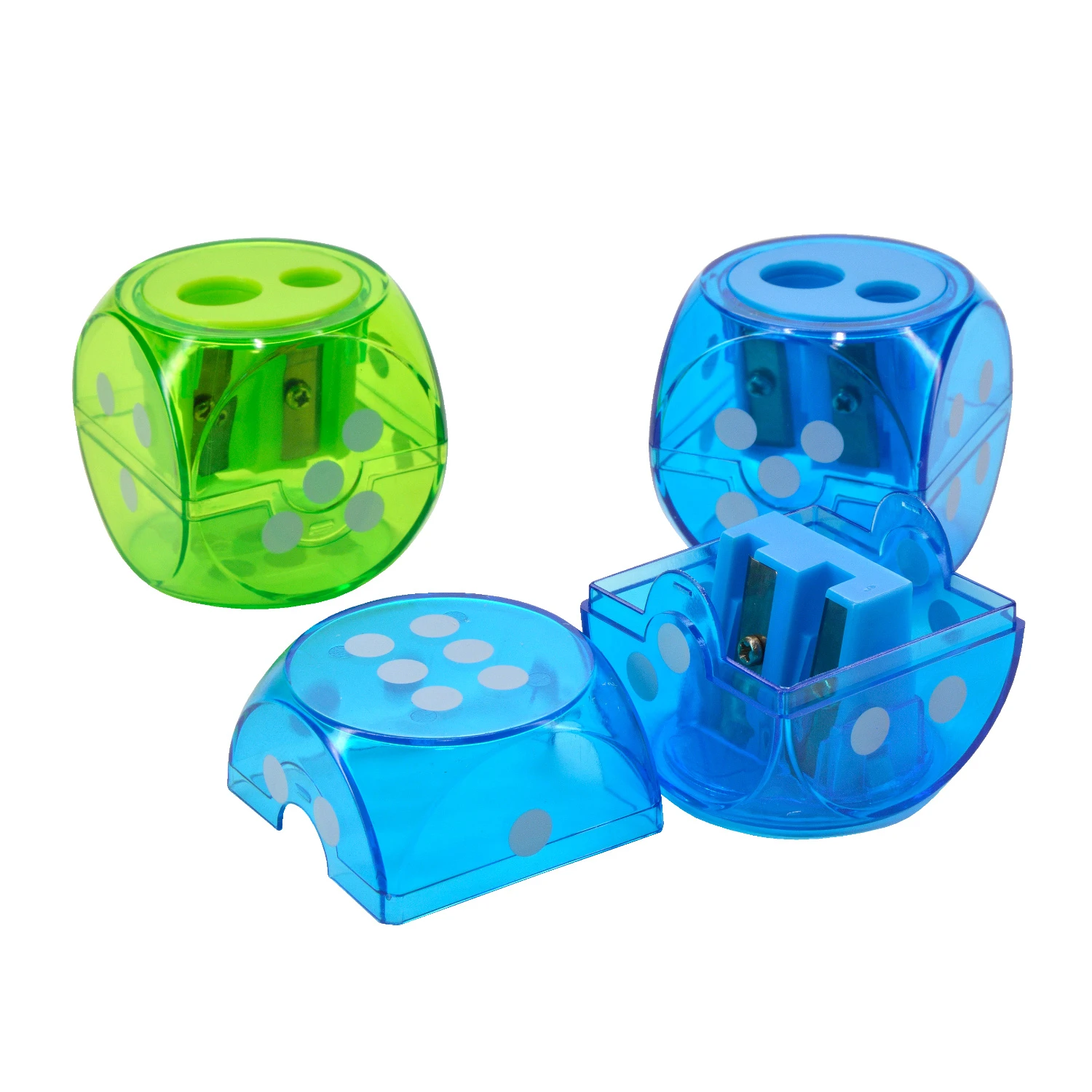 ТОЧИЛКА С КОНТЕЙНЕРОМ "FUNSHARP.КУБИК", 2 ОТВЕРСТИЯ, 2 ЦВЕТА ТОЧИЛКА С КОНТЕЙНЕРОМ "FUNSHARP.КУБИК", 2 ОТВЕРСТИЯ, 2 ЦВЕТА