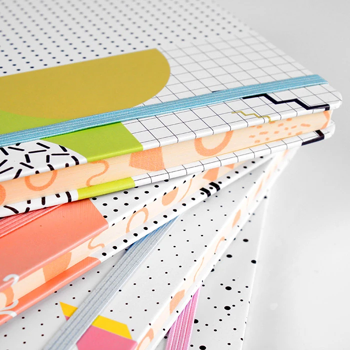 Блокнот 14*21см 80л в линейку на резинке ассорти