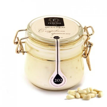 Мед-суфле Peroni-honey 220г №202 коктейль Кедровый орешек