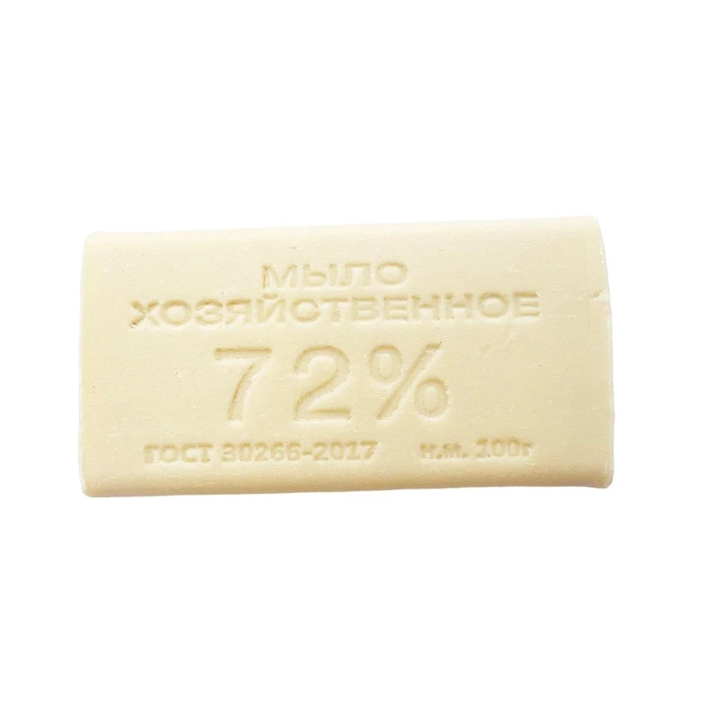 Мыло хозяйственное 72% без обертки 100 гр. МКХ0421