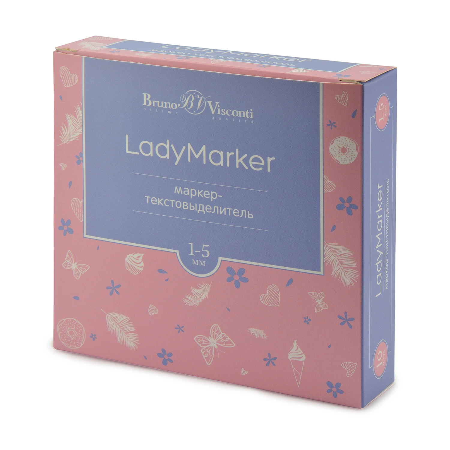 ТЕКСТОВЫДЕЛИТЕЛЬ "LadyMarker" НЕЖНО-СИРЕНЕВЫЙ