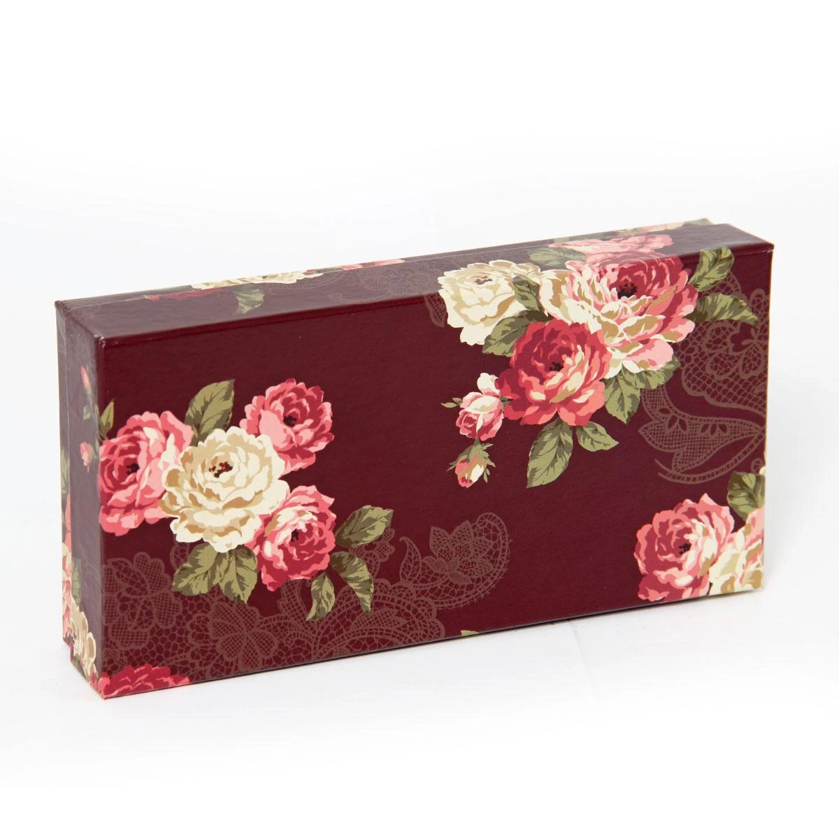 Коробка карт. 13 набор из 4 прямоуг. (16.5х8х3см) Цветочный принт Коробка карт. 13 набор из 4 прямоуг. (16.5х8х3см) Цветочный принт