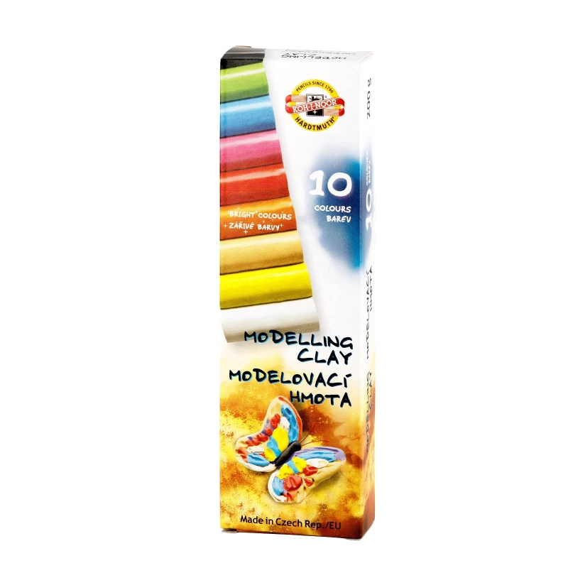 Пластилин KOH-I-NOOR Бабочка 10цв/наб 200г картон.упак. 013171000000RU Пластилин KOH-I-NOOR Бабочка 10цв/наб 200г картон.упак. 013171000000RU