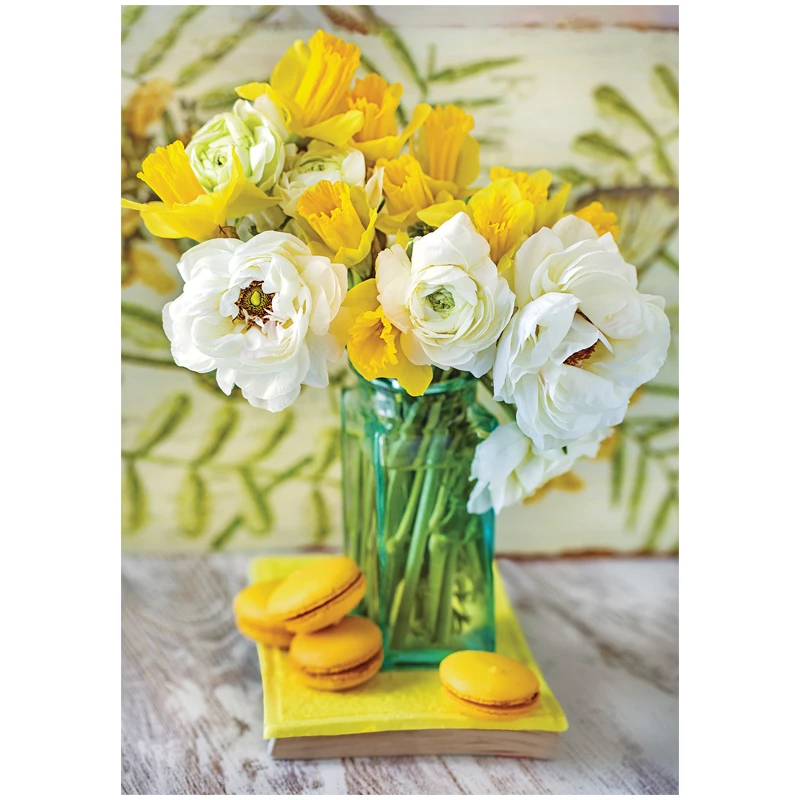 Пазл 1000 эл. ТРИ СОВЫ "Букет с нарциссами" Пазл 1000 эл. ТРИ СОВЫ "Букет с нарциссами"