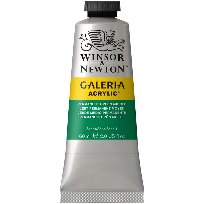 Краски акриловые Winsor&Newton "Galeria", 60 мл, туба, Краски акриловые Winsor&Newton "Galeria", 60 мл, туба,