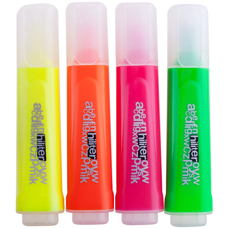 Набор текстовыделителей Luxor "Textliter" 4цв., 1-4,5мм, чехол с