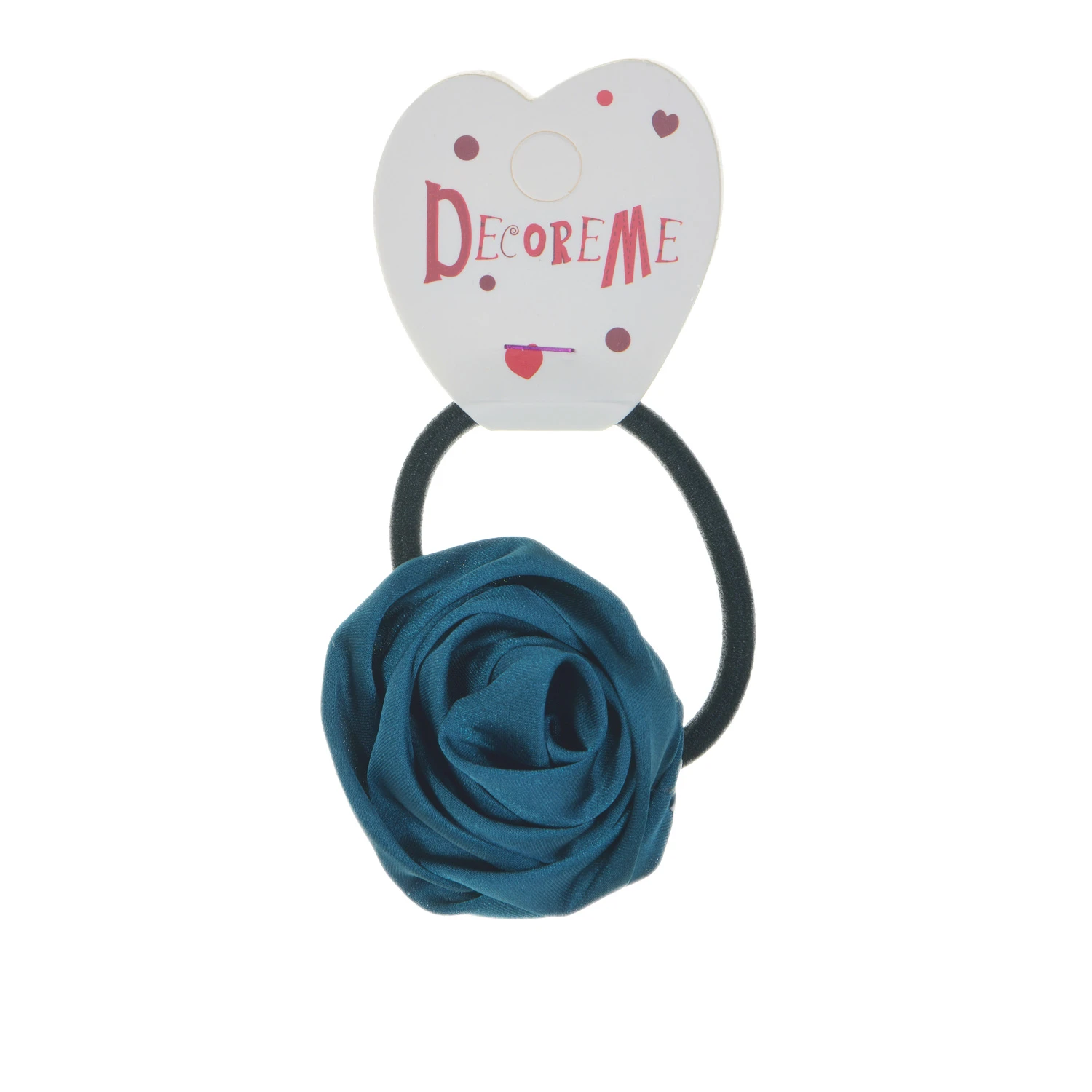 РЕЗИНКА ДЛЯ ВОЛОС "НЕЖНАЯ РОЗА" 1 ШТ, 3 ЦВЕТА