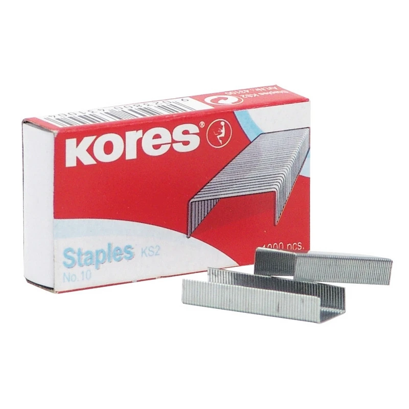 Скобы к степлеру N10 KORES '43100 штр.  9023800431004, 9023800431509