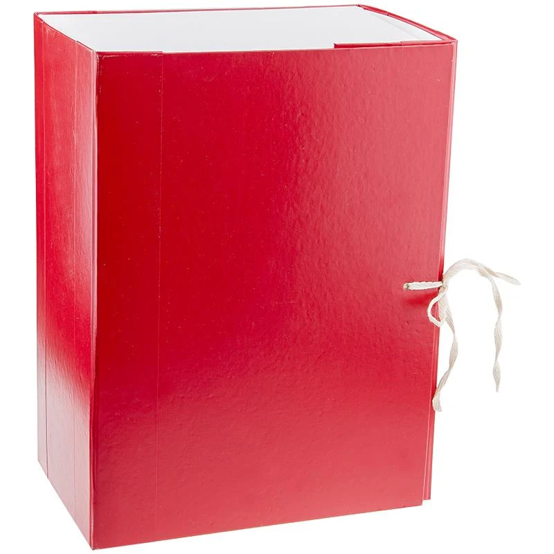 Короб архивный с завязками OfficeSpace разборный, БВ, 150мм, ассорти, клапан