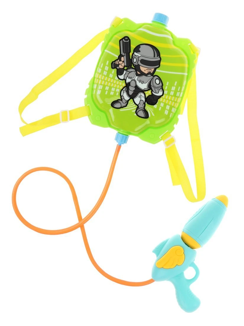 Набор бластер водяной-рюкзак Герои, в ассортименте