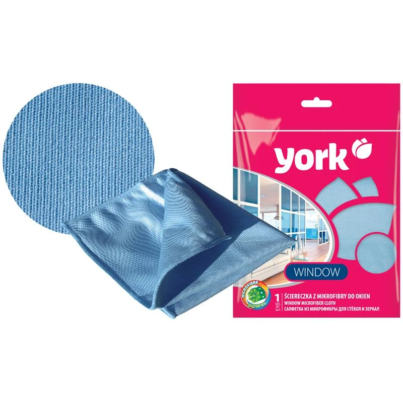 Салфетка для стекол,"YORK", микрофибра, 38*30см: 26150 штр.: Салфетка для стекол,"YORK", микрофибра, 38*30см: 26150 штр.: