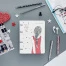 РУЧКА "DOLCE VITA. Сердечки. Красные" ШАРИКОВАЯ, МЕТАЛЛИЧЕСКИЙ КОРПУС,
