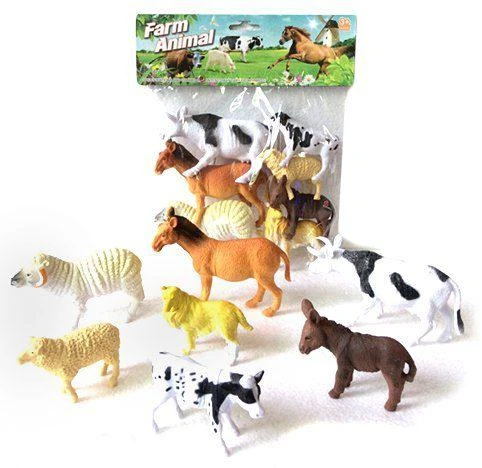 Набор домашних животных Farm animal, 9-16см, 7шт. A172 Набор домашних животных Farm animal, 9-16см, 7шт. A172