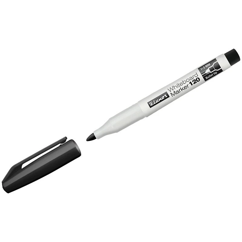 Маркер для белых досок "120" черный, пулевидный, 1-2мм 3641 Маркер для белых досок "120" черный, пулевидный, 1-2мм 3641