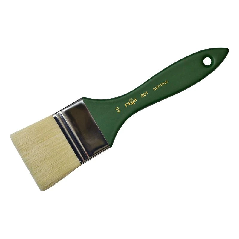 Кисть-флейц художественная, щетина, Гамма, №60