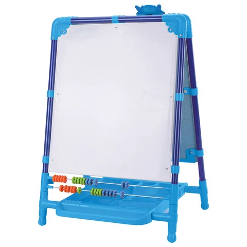 Мольберт растущий для мела/магнитно-маркерный, 53х46 см, BRAUBERG "NIKA Мольберт растущий для мела/магнитно-маркерный, 53х46 см, BRAUBERG "NIKA