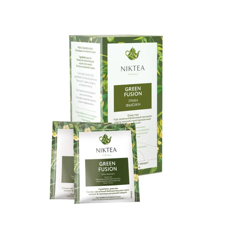Чай Niktea зеленый Green Fusion, 25штх1,75г/уп Чай Niktea зеленый Green Fusion, 25штх1,75г/уп