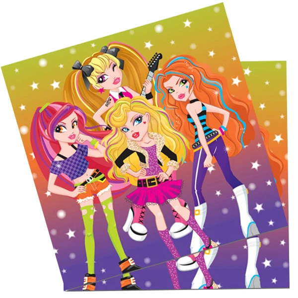 Салфетки Party Girls 33х33 см 12 шт