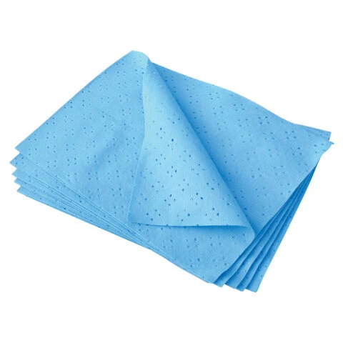 Салфетки ВИСКОЗА -ХЛОПОК 35х50 см, СУПЕР впитываемость, КОМПЛЕКТ 5 шт., 85 г/м2,