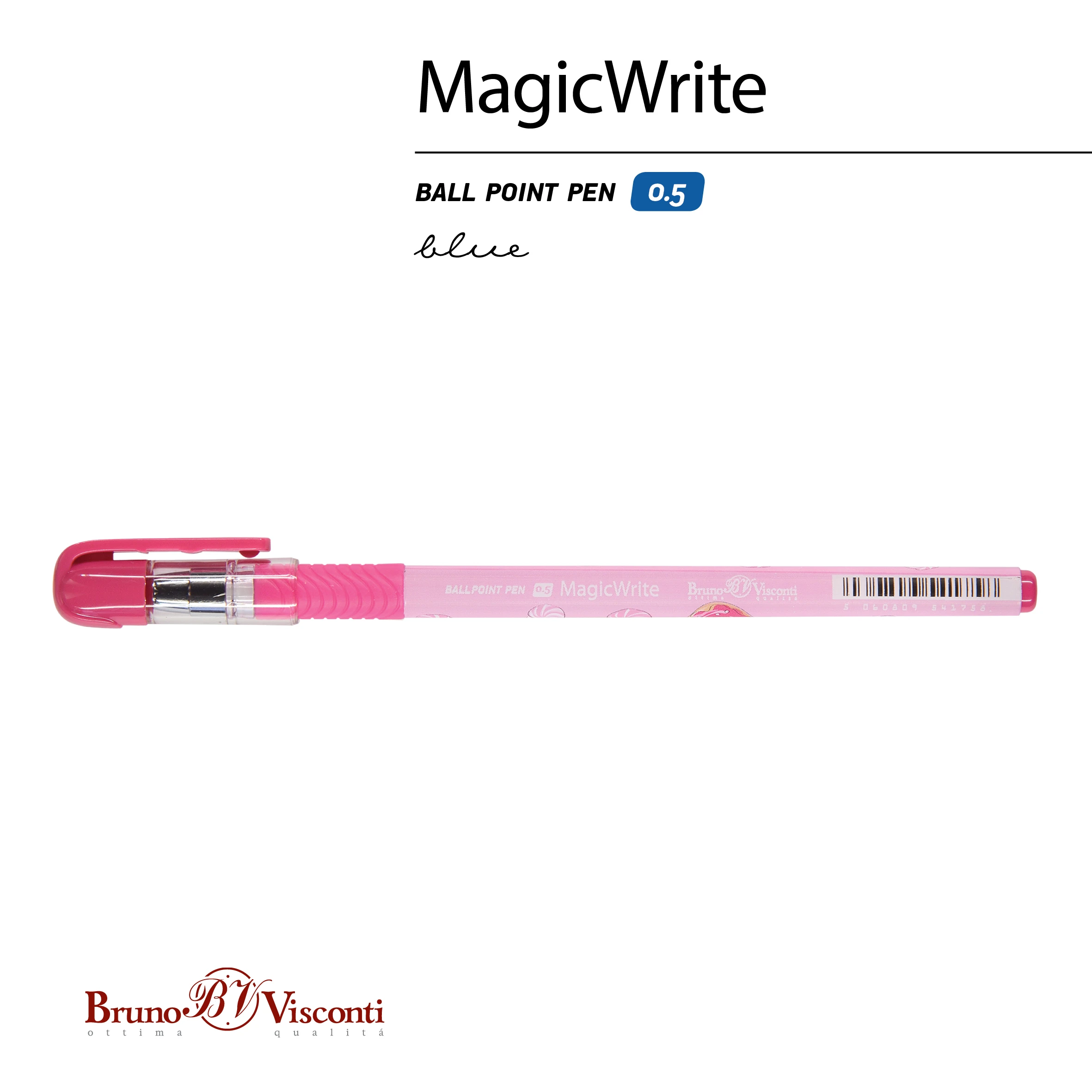 РУЧКА "MagicWrite. Сладкое настроение. Пончики" ШАРИКОВАЯ, 0.5 ММ, РУЧКА "MagicWrite. Сладкое настроение. Пончики" ШАРИКОВАЯ, 0.5 ММ,