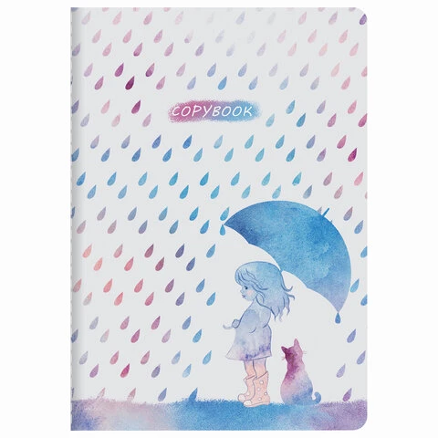 Тетрадь 40 л. в клетку обложка SoftTouch, бежевая бумага 70 г/м2, сшивка, А5 Тетрадь 40 л. в клетку обложка SoftTouch, бежевая бумага 70 г/м2, сшивка, А5