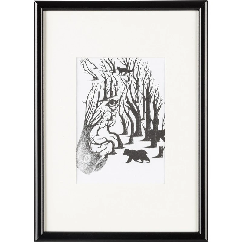 Рамка с паспарту, пластик, 21х30, черный цвет 508П Рамка с паспарту, пластик, 21х30, черный цвет 508П