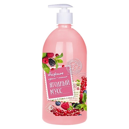 Жидкое мыло Колокольчик Ягодный мусс, 1 л