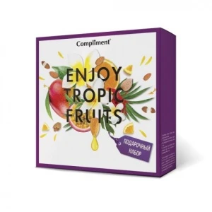 Compliment ПН №1400 ENJOY TROPIC FRUITS (гель для душа 200мл + гоммаж для лица